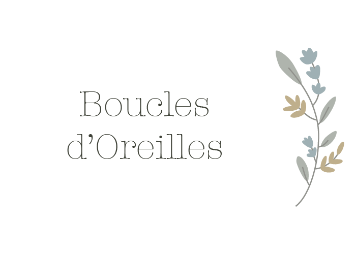 BOUCLES D'OREILLE