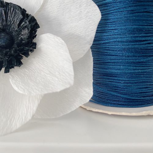 Fil de Jade "Bleu Militaire"