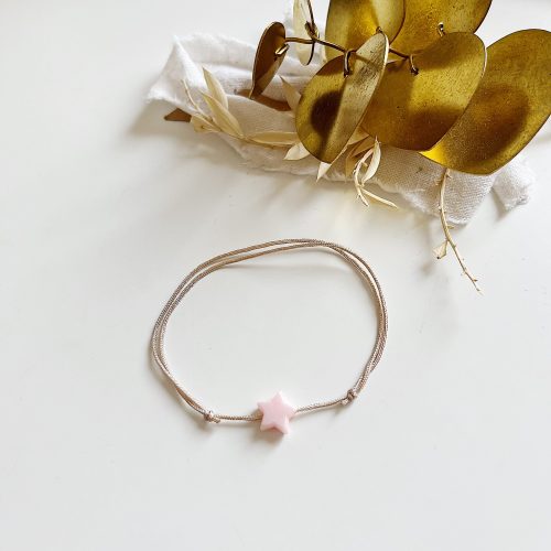 Bracelet "Etoile Pastel" (Coloris aux choix)