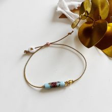 Bracelet « Poésia » (Bleu)