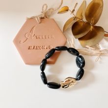 Bracelet « Sidonie » (Noir)