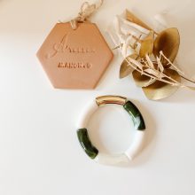 Bracelet « Mia » (Or & Vert)
