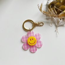 Porte-Clés « Flower Vichy »