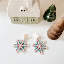 Boucles d’Oreilles « Mon Joli Flocon »
