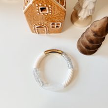 Bracelet « Pia » (Paillette Argentée)
