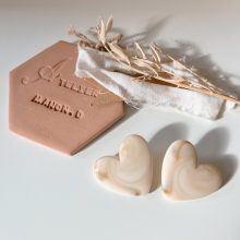 Boucles d’Oreilles « Big Coeur » (Corne)