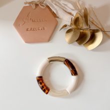 Bracelet « Mia » (Motif Marron)