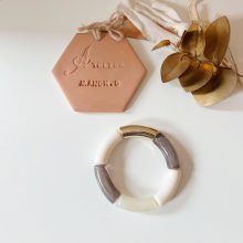 Bracelet « Mia » (Or & Gris)