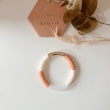Bracelet « Pia » (Or & Terracotta)