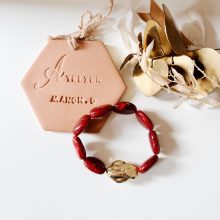 Bracelet « Sidonie » (Bordeaux)