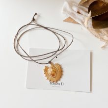 Collier « Grigri Ex-Voto Etincelle » (Cordon Lurex)