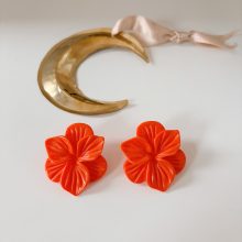 Boucles d&rsquo;Oreilles « Floriane » (Orange)