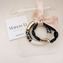Duo De Bracelets : « Mia » & « Sidonie » – Noir