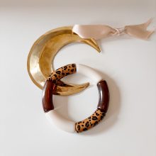 Bracelet « Mia » (Graou Caramel & Marron)