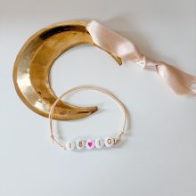 Bracelet «Mes Chiffres» (Lien Beige)