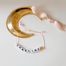 Bracelet «Prénom aux choix» (Lien Rose)