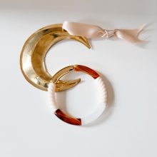 Bracelet « Pia » (Or & Marron)