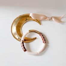 Bracelet « Pia » (Motif & Beige)