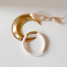 Bracelet « Pia » (Or & Beige)