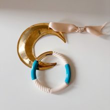 Bracelet « Pia » (Or & Bleu Horizon)