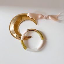 Bracelet « Pia » (Or & Vert Brillant)