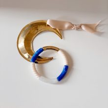 Bracelet « Pia » (Or & Bleu Electrique)