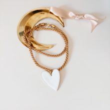 Collier « Coeur » (Blanc)