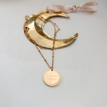 Collier « Médaille Poinçonnée » (gravure aux choix)