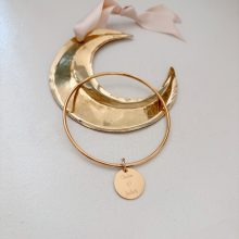 Jonc «Médaille Ronde 16mm» (Gravure aux choix)