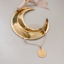 Bracelet «Médaille Ronde 16mm » (Gravure aux choix)