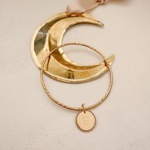 Jonc Texturé  «Médaille Torsadée» (Gravure aux choix)