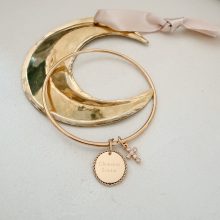 Jonc «Médaille Torsadée » (Pendentif Croix)