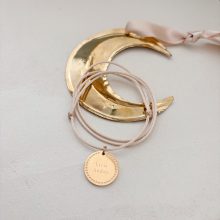 Tour du cou « Médaille Poinçonnée » (Gravure & Cordon aux choix)