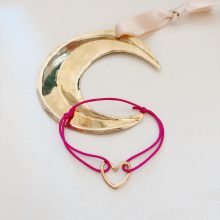 Bracelet «Coeur» (Cordon aux choix)