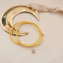 Collier Petite Fille – Family Love «1 mini-family» (Cordon aux choix)