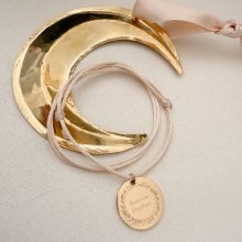 Collier « Médaille Couronne » (Gravure & Cordon aux choix)