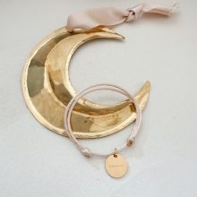 Bracelet « Médaille 12mm » (Cordon aux choix)