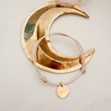 Bracelet « Médaille 12mm » (Cordon aux choix)